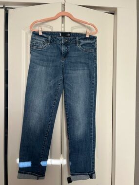 Kut from the Kloth Straight Leg Jeans in Blue Wash